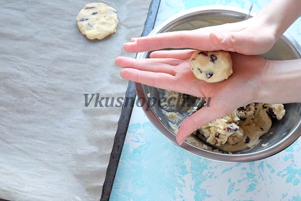 формируем печенье