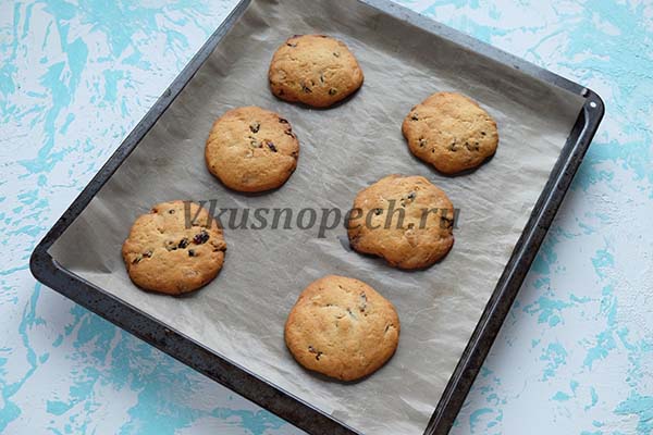 печенье с шоколадом