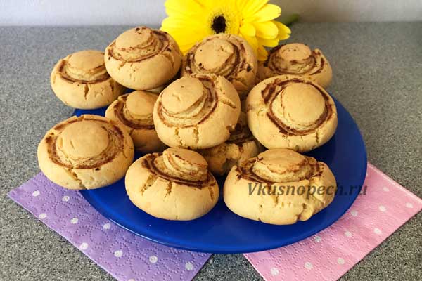 печенье шампиньоны