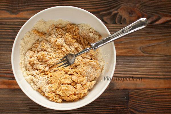 тесто с арахисовой пастой