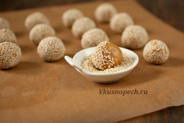 печенье с кунжутом