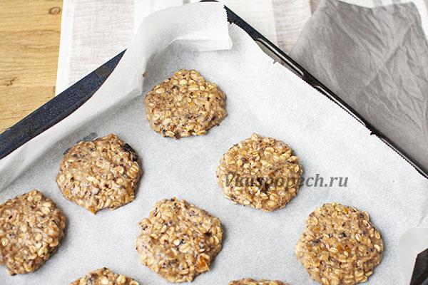 овсяное печенье без яиц