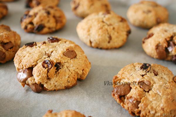 печенье с овсяными хлопьями