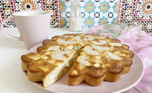 пп шарлотка с яблоками рецепт с фото