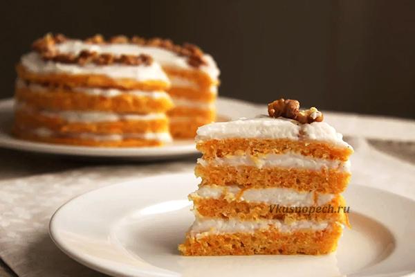 морковный торт пп