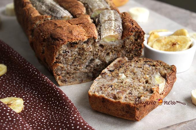 банановый кекс без муки