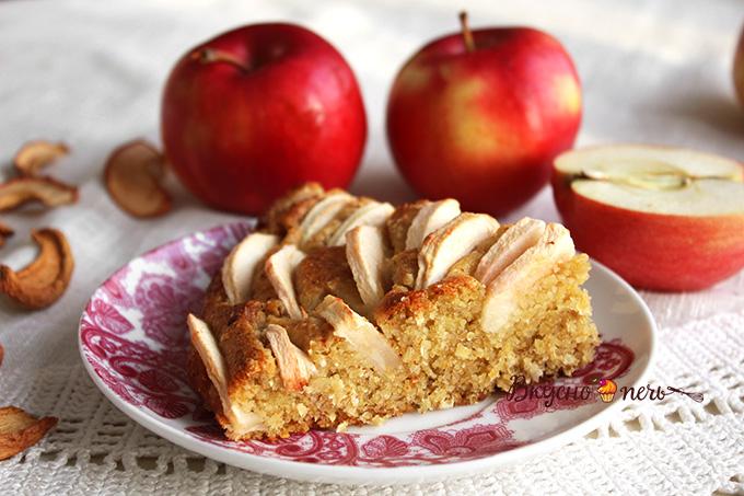 диетический яблочный пирог