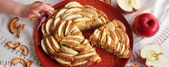 Диетический пирог с яблоками