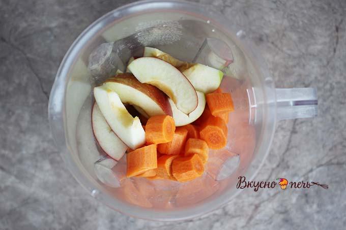 морковь и яблоки